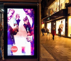 Duratrans Print sidewalk displays