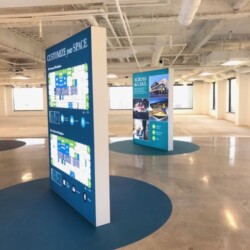 freestanding display