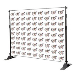 Step and repeat backdrop